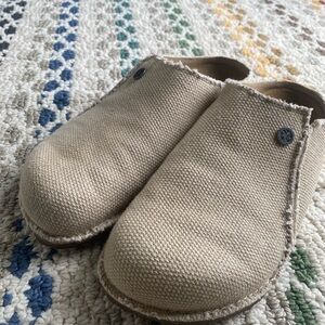 Birkenstock Zermatt tan clog